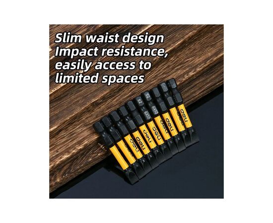 Набір біт Deli PH6 x 50 мм, 2 шт (EDL501005Z), зображення 3