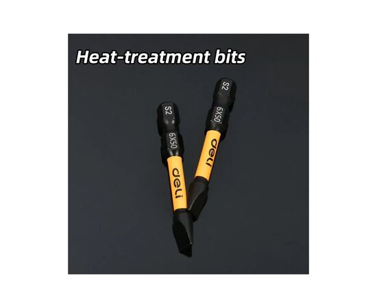 Набір біт Deli PH6 x 50 мм, 2 шт (EDL501005Z), зображення 5