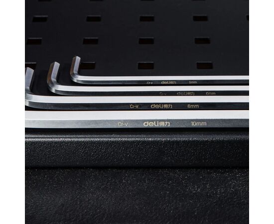 Ключ Deli шестигранний 1,5-10мм, 9шт (EDL3590), зображення 3