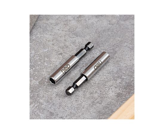 Адаптер для инструмента Deli удлинитель 1/4", 60 мм (EDL106002), изображение 2