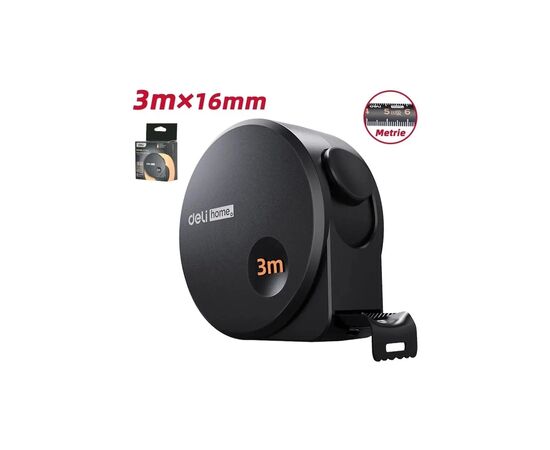 Рулетка Deli Home Series 3 м x 16 мм (EHT8316), изображение 2