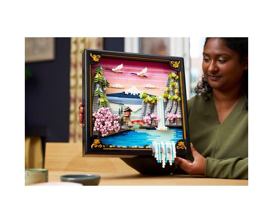 Конструктор LEGO ART Японский пейзаж с цветом сакуры (31218), изображение 10