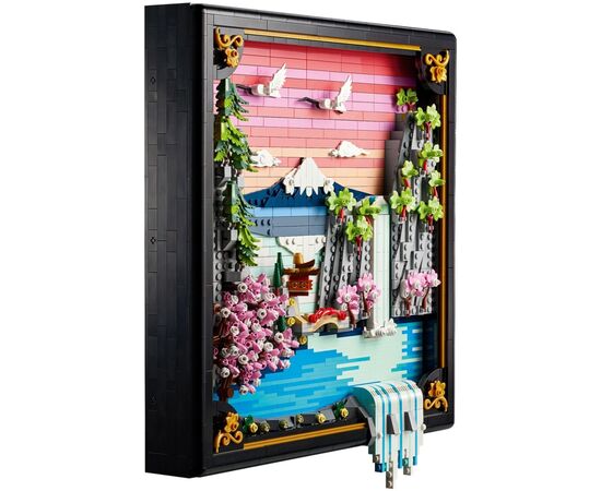 Конструктор LEGO ART Японский пейзаж с цветом сакуры (31218), изображение 3