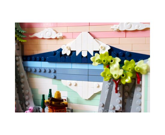 Конструктор LEGO ART Японский пейзаж с цветом сакуры (31218), изображение 7