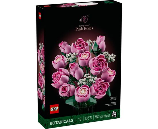 Конструктор LEGO Botanicals Букет рожевих троянд (10374)