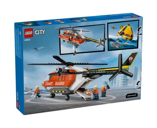 Конструктор LEGO City Гелікоптер берегової охорони (60503-), зображення 7