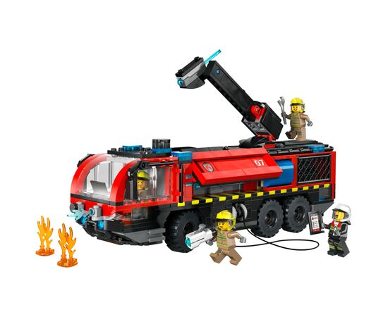 Конструктор LEGO City Пожарный грузовик в аэропорту (60499), изображение 2