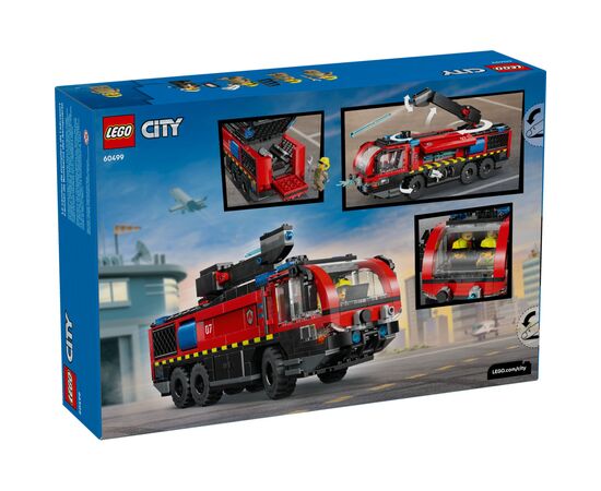 Конструктор LEGO City Пожарный грузовик в аэропорту (60499), изображение 9