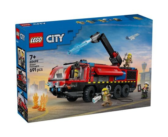 Конструктор LEGO City Пожарный грузовик в аэропорту (60499)
