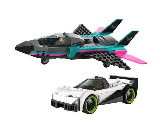 Конструктор LEGO City Реактивный самолет против автомобиля (60489), изображение 2