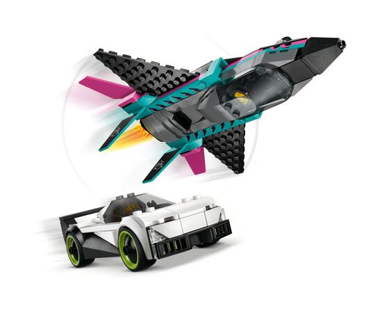 Конструктор LEGO City Реактивный самолет против автомобиля (60489), изображение 4