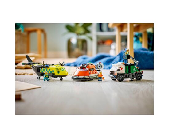 Конструктор LEGO City Ремикс самолета, грузовика и судна на воздушной подушке (60505-), изображение 12