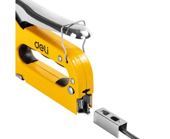 Степлер строительный Deli 3 в 1 (EDL238104), изображение 4