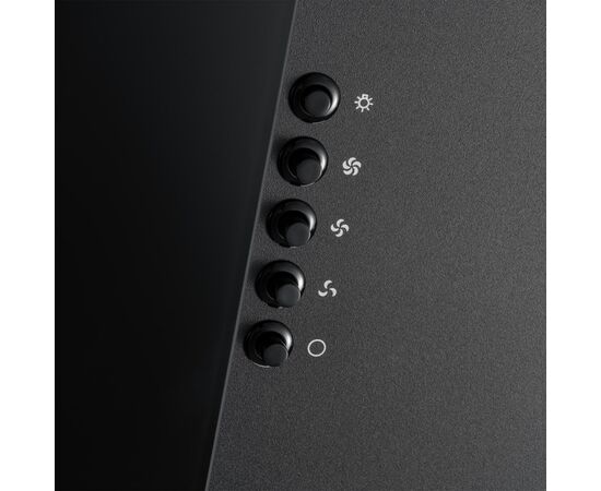 Витяжка кухонна Pyramida NVX 50 (800) B BL, зображення 3