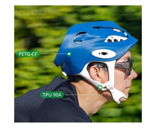 Пластик для 3D-принтера Bambu Lab TPU90A 1кг, 1.75мм, Black (U03-K0-1.75-1000-SPL), зображення 3