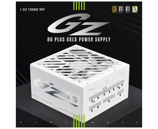 Блок питания Gamemax 1000W (GZ 1000G WH), изображение 3