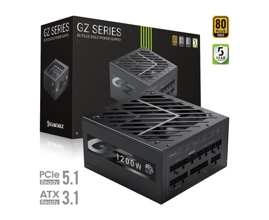Блок питания Gamemax 1200W (GZ 1200G BK), изображение 2