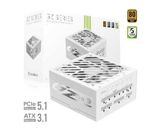 Блок питания Gamemax 1200W (GZ 1200G WH), изображение 2