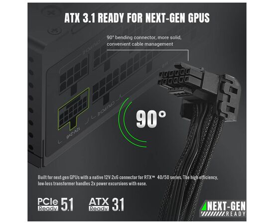 Блок питания Gamemax 650W (GS 650G V25), изображение 5