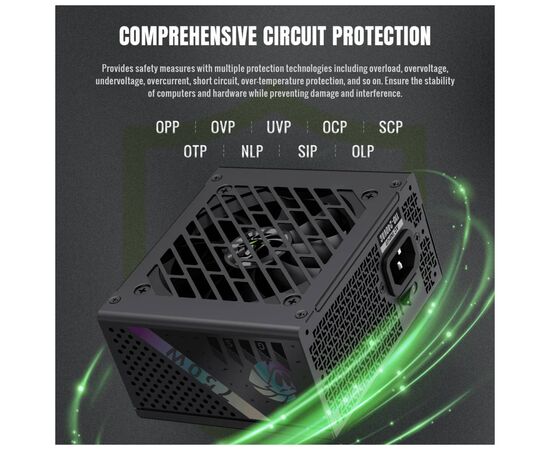 Блок живлення Gamemax 750W (GS 750G V25), зображення 6