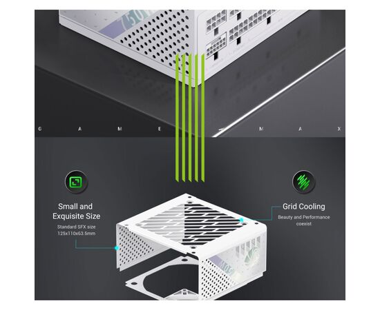 Блок питания Gamemax 750W (GS 750G WH V25), изображение 12