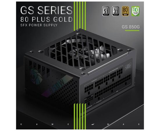 Блок питания Gamemax 850W (GS 850G V25), изображение 3