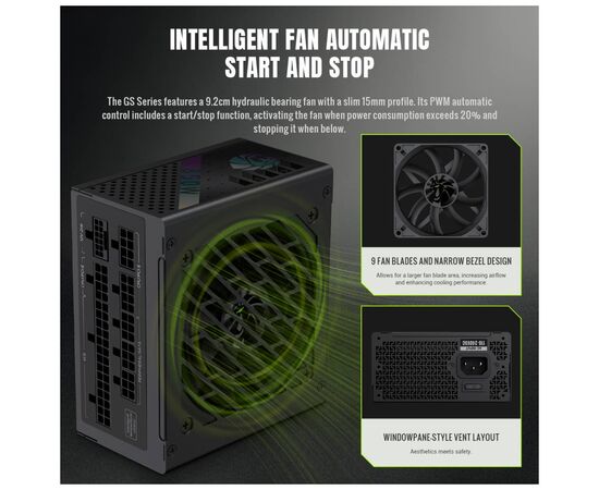 Блок питания Gamemax 850W (GS 850G V25), изображение 4