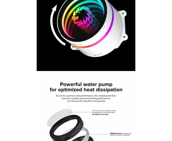 Система жидкостного охлаждения Gamemax Iceburg 120 WH, изображение 10