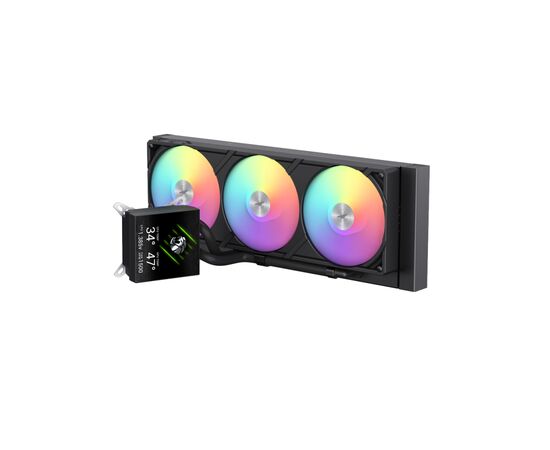 Система жидкостного охлаждения Gamemax GLACIER 360 LCD BK, изображение 10