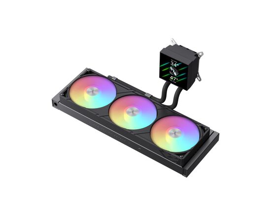 Система жидкостного охлаждения Gamemax GLACIER 360 LCD BK, изображение 12