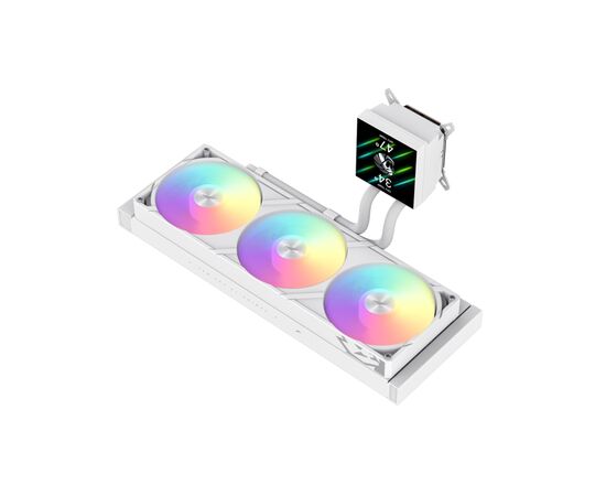Система жидкостного охлаждения Gamemax GLACIER 360 LCD WH, изображение 11