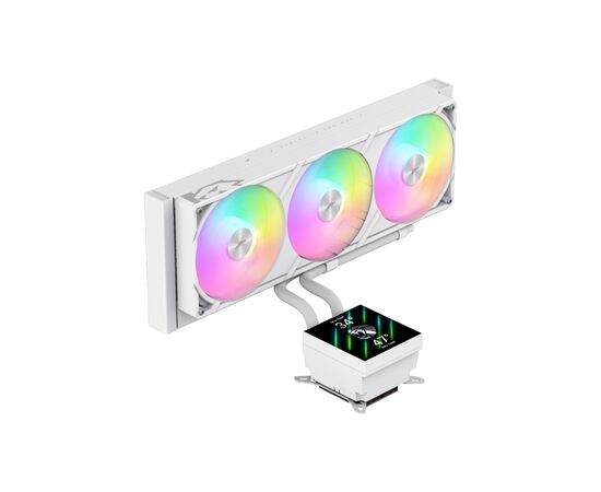 Система жидкостного охлаждения Gamemax GLACIER 360 LCD WH