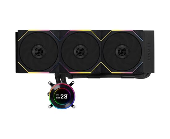 Система рідинного охолодження Lian Li HydroShift II LCD-C 360TL, Black (G89.GHS2LCD36TB.00)
