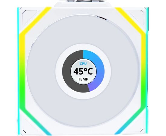 Кулер для корпуса Lian Li Uni Fan SL WIRELESS 120-3 REVERSE BLAD (G99.12RSL1W3W.00), изображение 2