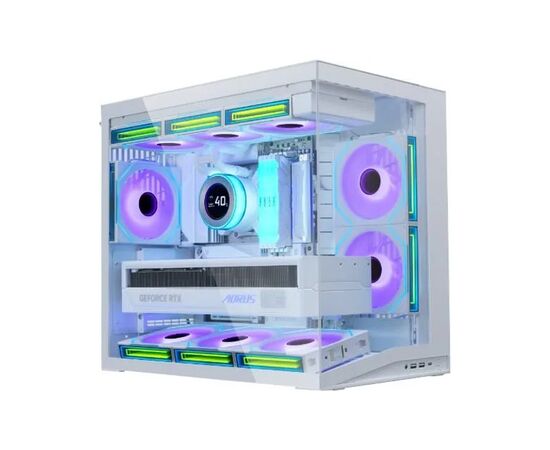 Корпус для ПК Lian Li O11 Dynamic Mini V2, White (G99.O11DMIV2W.00), зображення 4