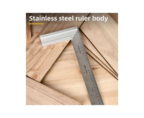 Угольник Deli угловая 30 см (EDL4036Y), изображение 2