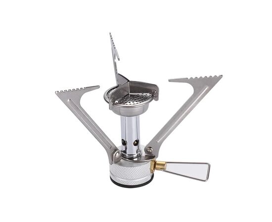 Горелка BRS Набір BRS-1 складний + балон різьбовий бутановий Quest, 450гр (BRS-1Q-G450), изображение 2