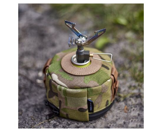 Горелка BRS Набір BRS-3000T титановий + балон різьбовий бутановий Quest, 450гр (BRS-3000TQ-G450), изображение 11