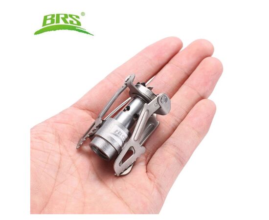 Горелка BRS Набір BRS-3000T титановий + балон різьбовий бутановий Quest, 450гр (BRS-3000TQ-G450), изображение 4