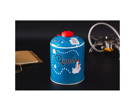 Горелка BRS Набір BRS-3000T титановий + балон різьбовий бутановий Quest, 450гр (BRS-3000TQ-G450), изображение 9