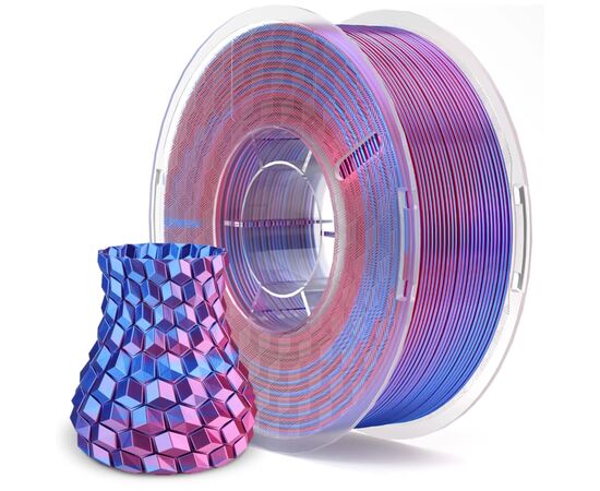 Пластик для 3D-принтера ELEGOO PLA Silk 1кг, 1.75мм, blue purple (50.203.0662)
