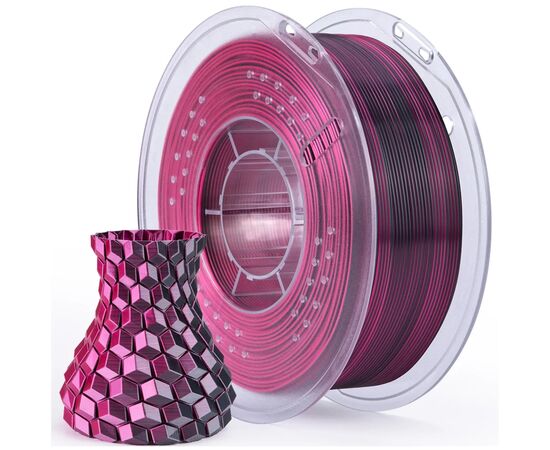 Пластик для 3D-принтера ELEGOO PLA Silk 1кг, 1.75мм, black red (50.203.0335)