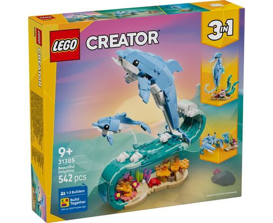 Конструктор LEGO Creator Морские животные: красивые дельфины (31385)