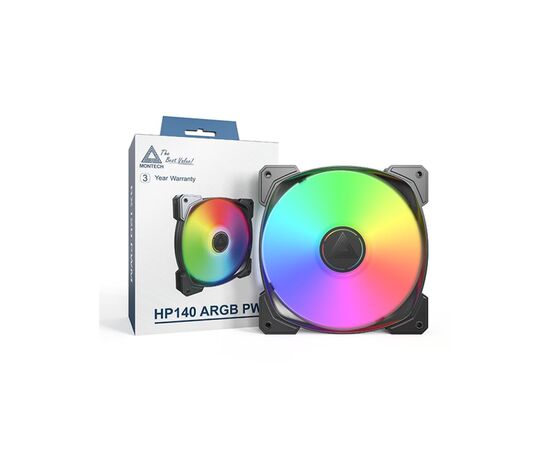 Кулер для корпуса MONTECH HP140 ARGB PWM (B), изображение 3
