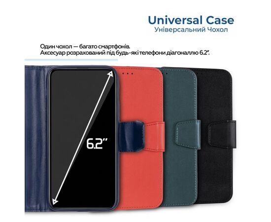 Чехол для мобильного телефона XoKo Book Universal Smartphone 6.0-6.2" Green (XK-UNCS-GR62), изображение 8