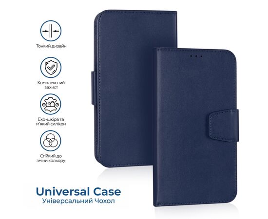 Чехол для мобильного телефона XoKo Book Universal Smartphone 6.0-6.2" Blue (XK-UNCS-BL62), изображение 11