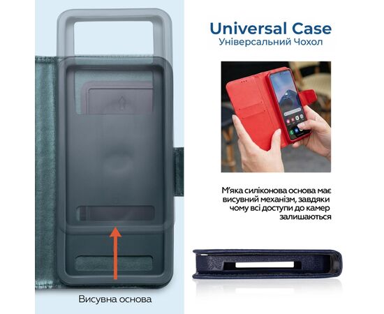 Чехол для мобильного телефона XoKo Book Universal Smartphone 6.0-6.2" Blue (XK-UNCS-BL62), изображение 9