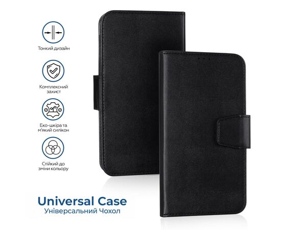 Чехол для мобильного телефона XoKo Book Universal Smartphone 6.0-6.2" Black (XK-UNCS-BK62), изображение 12