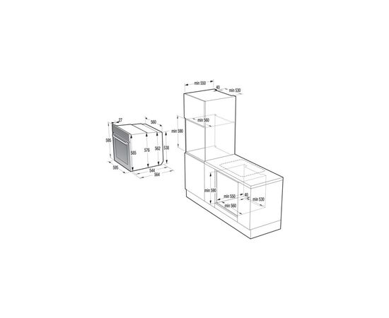 Духова шафа Hisense HO66F8 PIZZACHEF, зображення 7