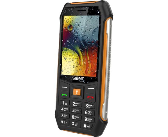 Мобильный телефон Sigma X-style 323 RAIN Black-Orange (4827798885727), изображение 4